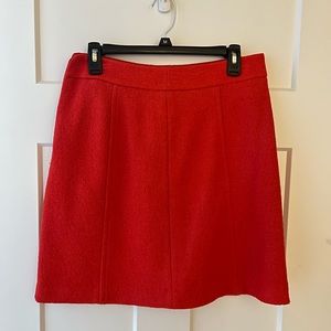 Red skirt
